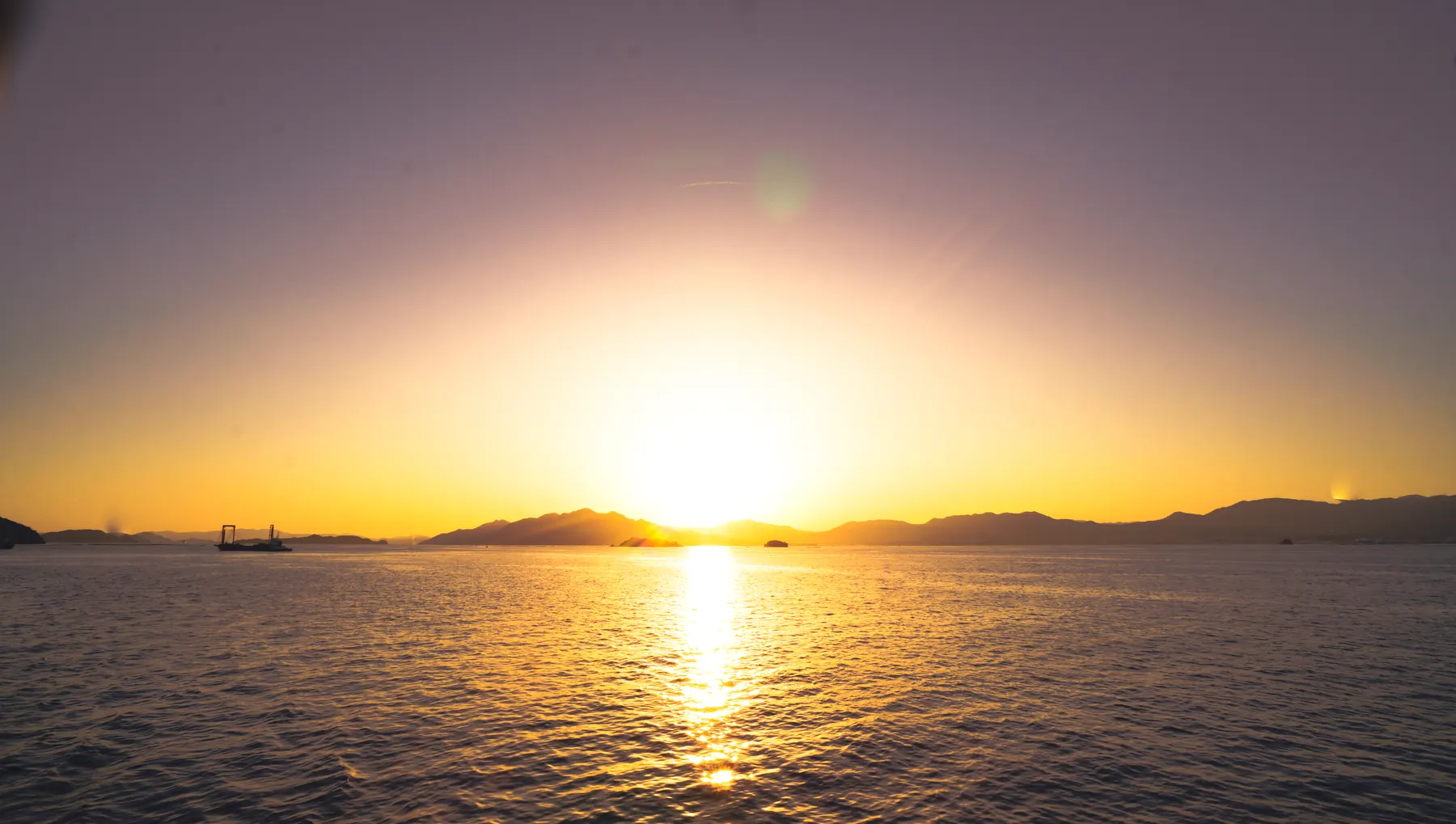 似島の夕景