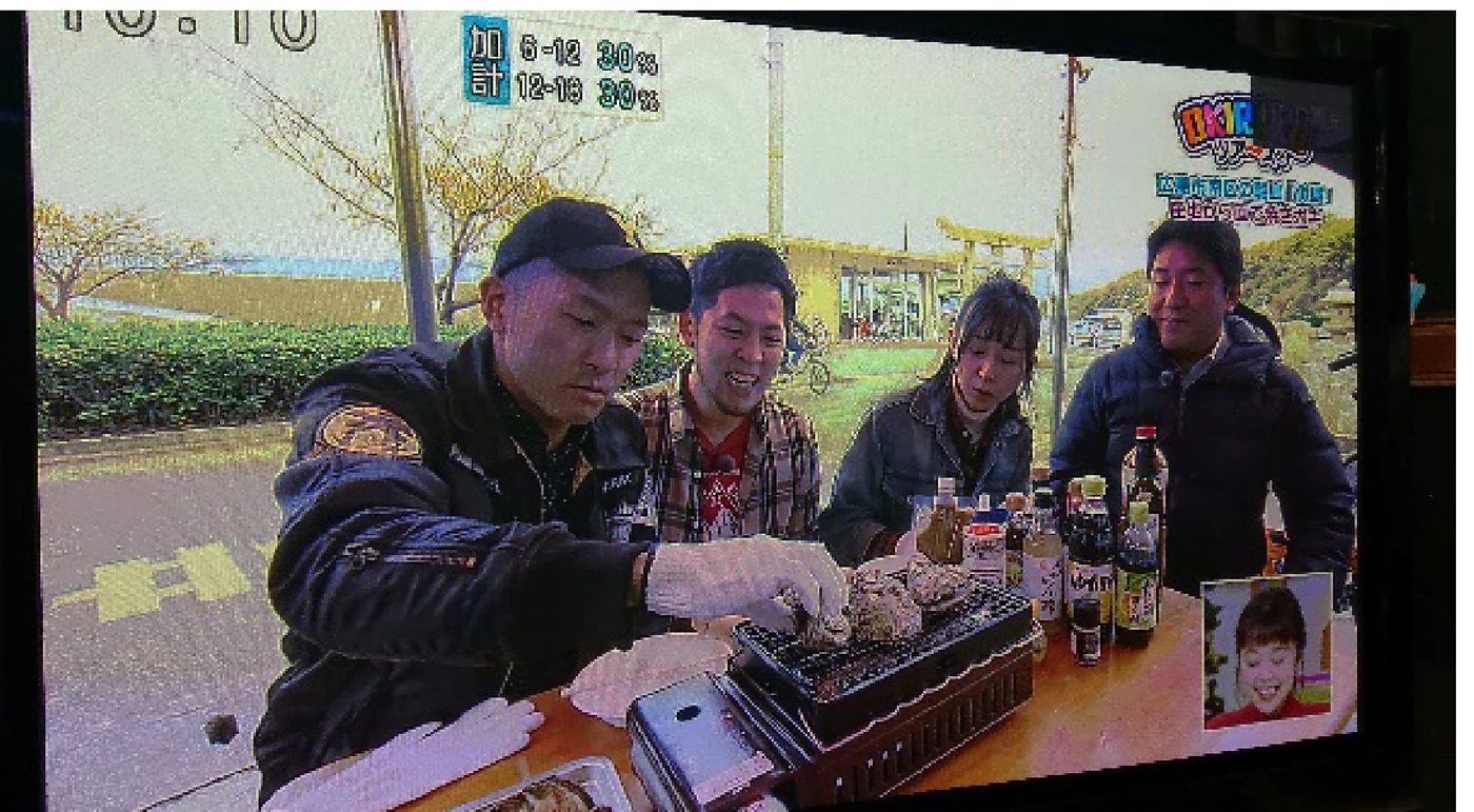 TSS 満点ママ 焼き牡蠣体験