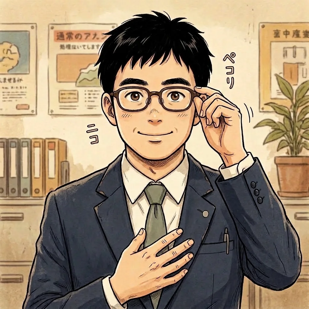 特命AI事業部 田中君のキャラクター
